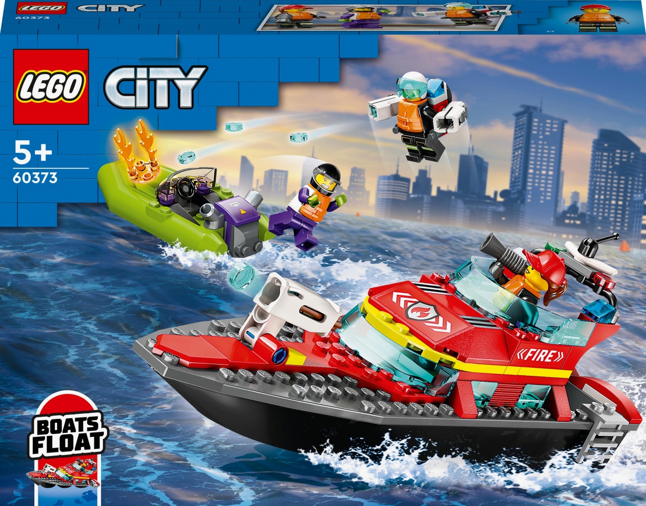60373 LEGO® City Ugniagesių kateris dovanos nuotrauka
