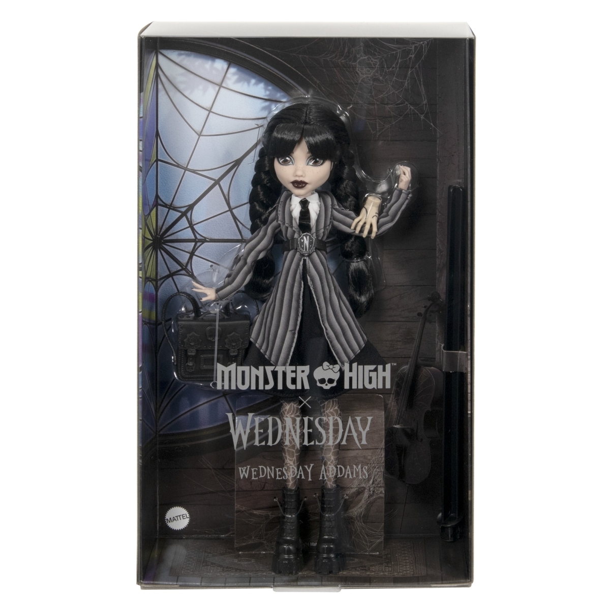 MONSTER HIGH X WEDNESDAY lėlė Trečiadienė, HXJ04 | Lėlės ir lėlių