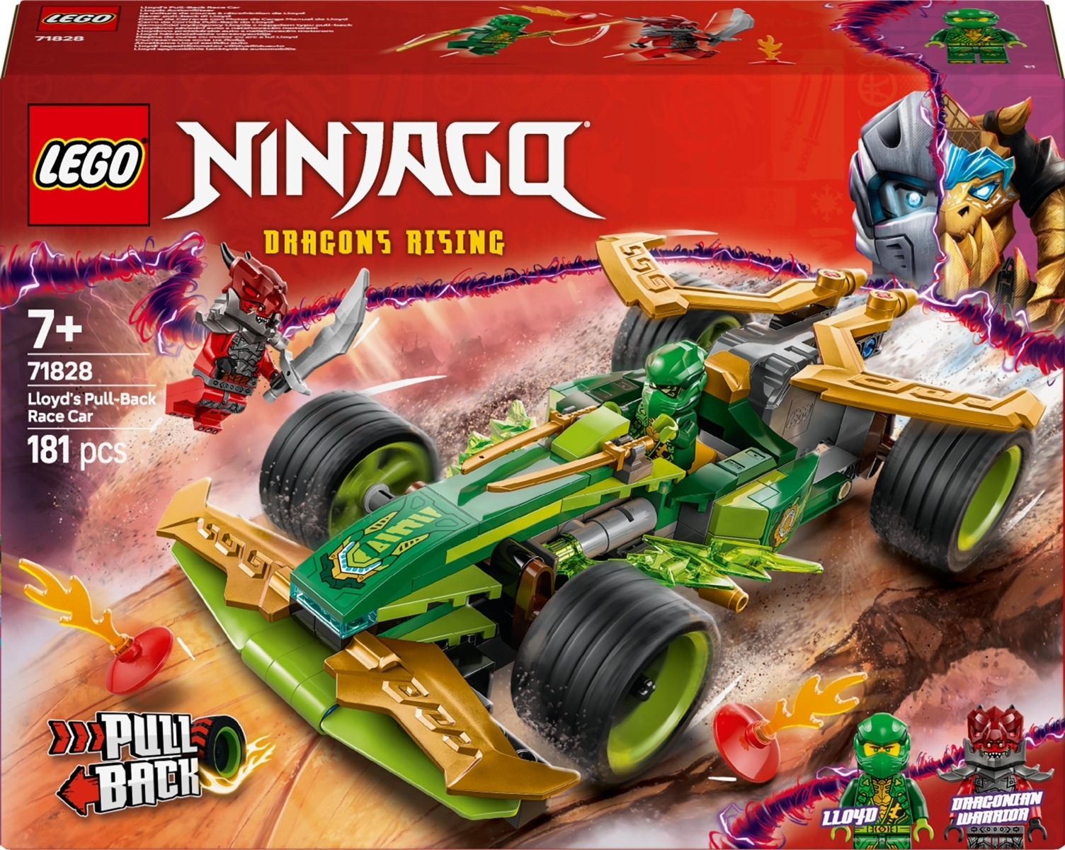 71828 LEGO® NINJAGO® Lloyd spyruoklinis lenktyninis automobilis