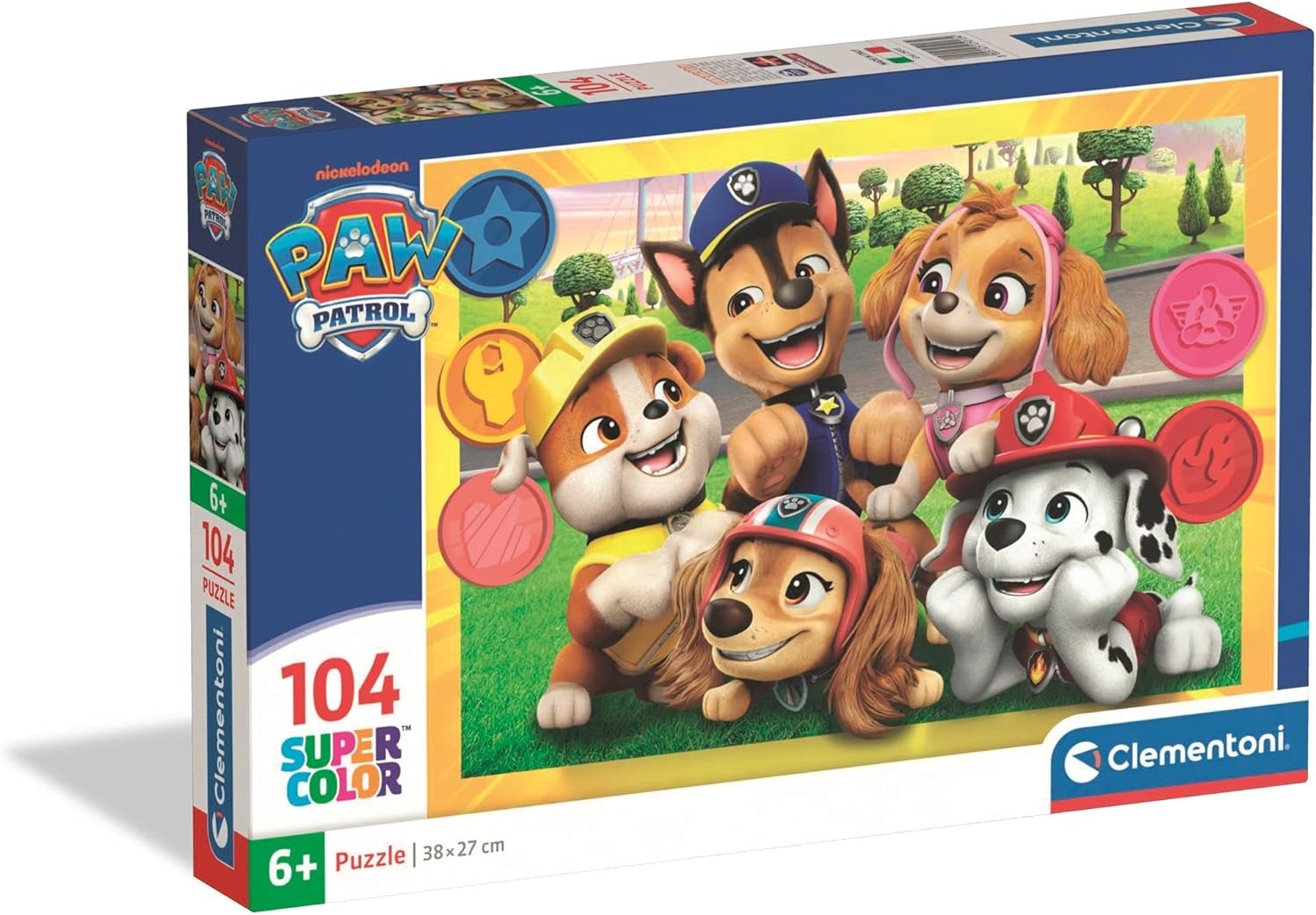CLEMENTONI dėlionė Maxi Paw Patrol, 104 det., 23753 | Dėlionės vaikams