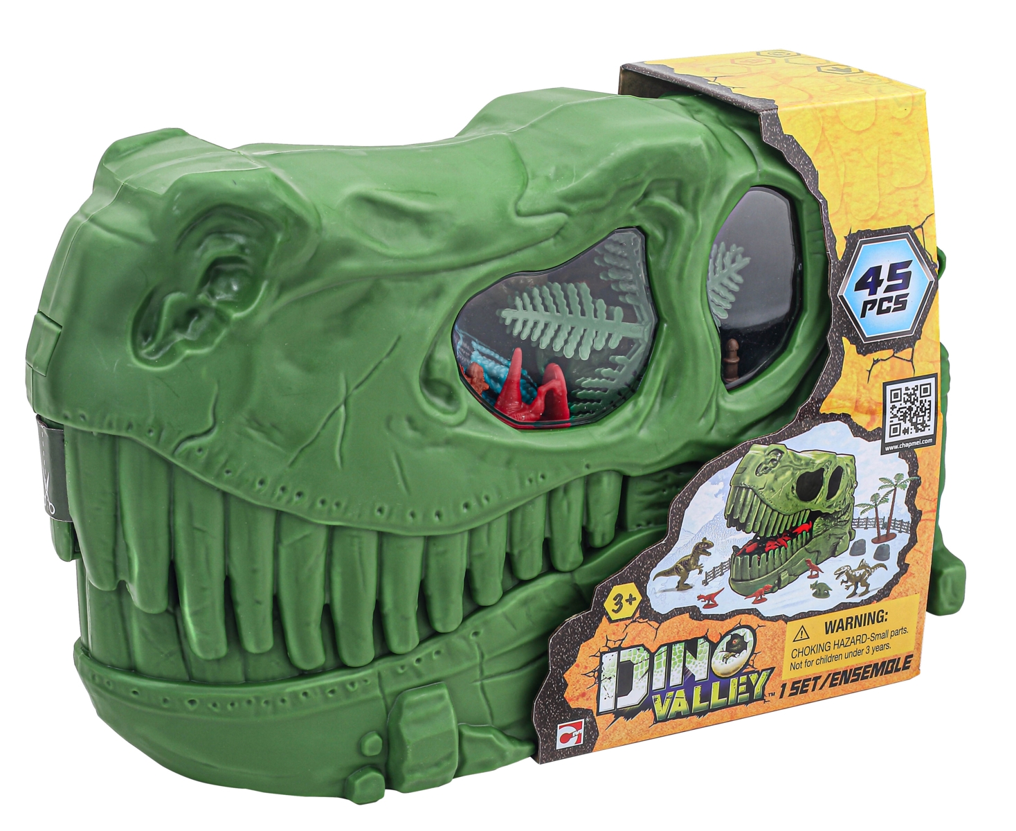 DINO VALLEY rinkinys Dino Skull Bucket 45 pcs, 542419 | Figūrėlių rinkiniai