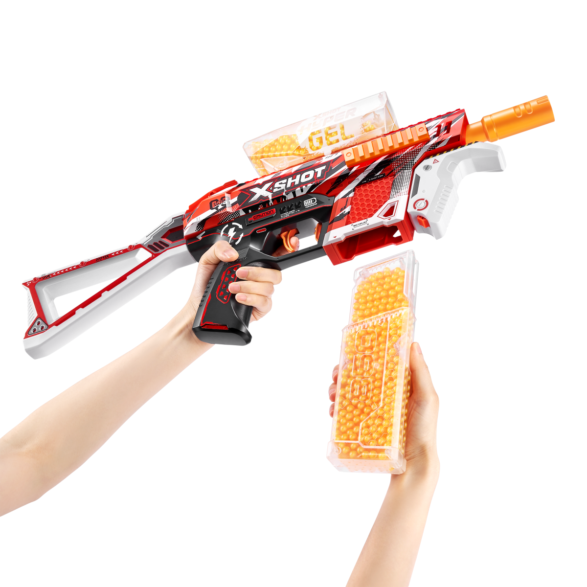 X-SHOT žaislinis šautuvas Hyper Gel, 1 serija, 10000 želinių