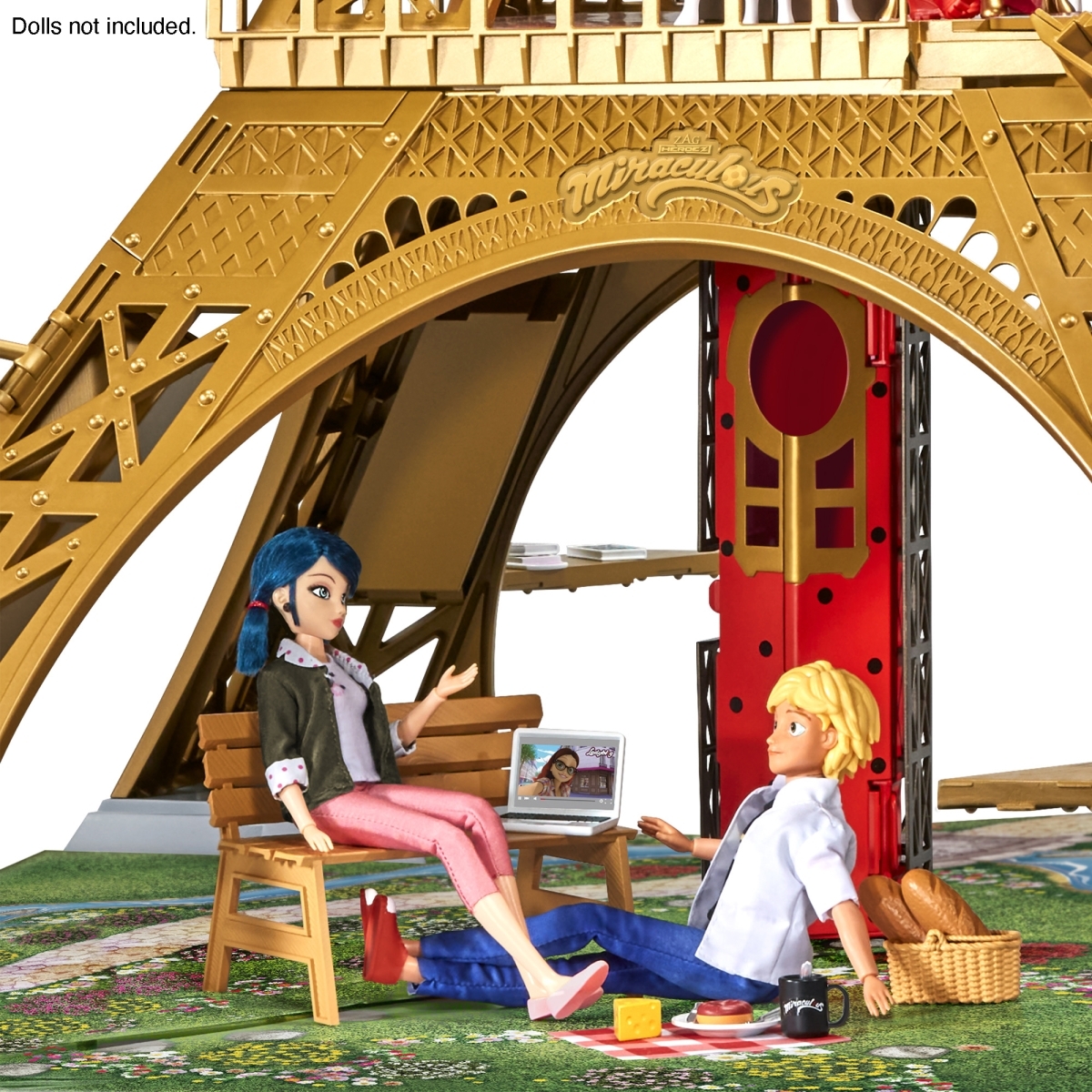 MIRACULOUS žaidimų rinkinys Paris Heroez Playset, 50659 | Figūrėlės
