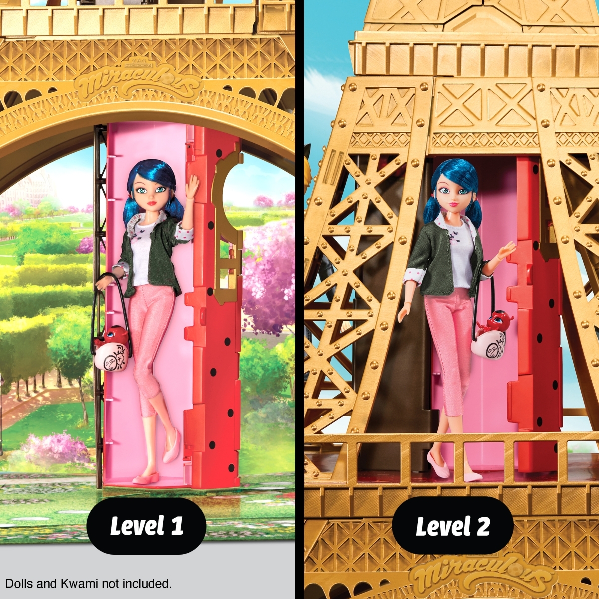 MIRACULOUS žaidimų rinkinys Paris Heroez Playset, 50659 | Figūrėlės