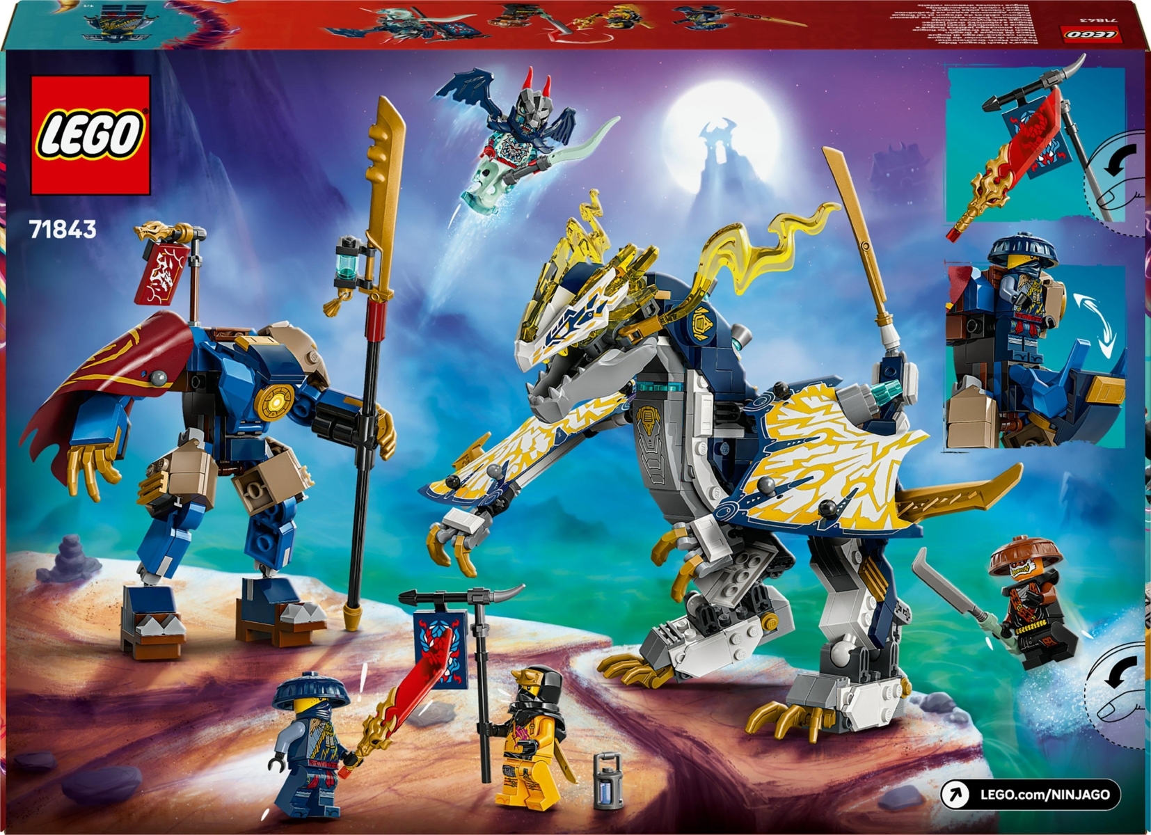 71843 LEGO® NINJAGO® Rogue robotas drakono raitelis | LEGO Ninjago