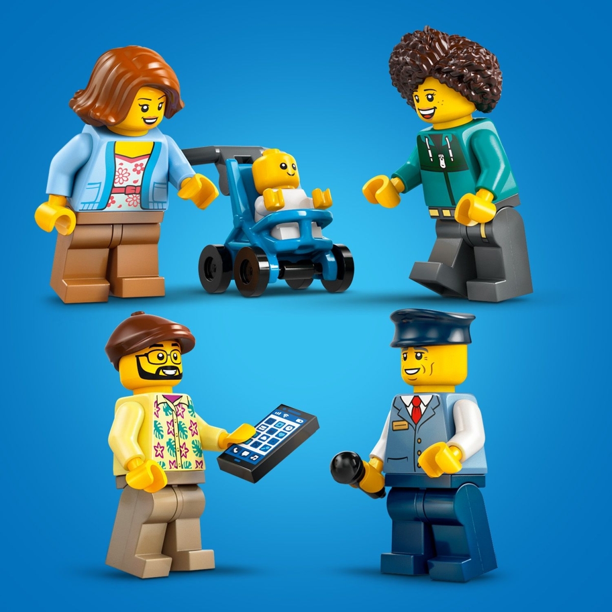 60407 LEGO® City Great Vehicles Raudonas dviaukštis apžvalgos