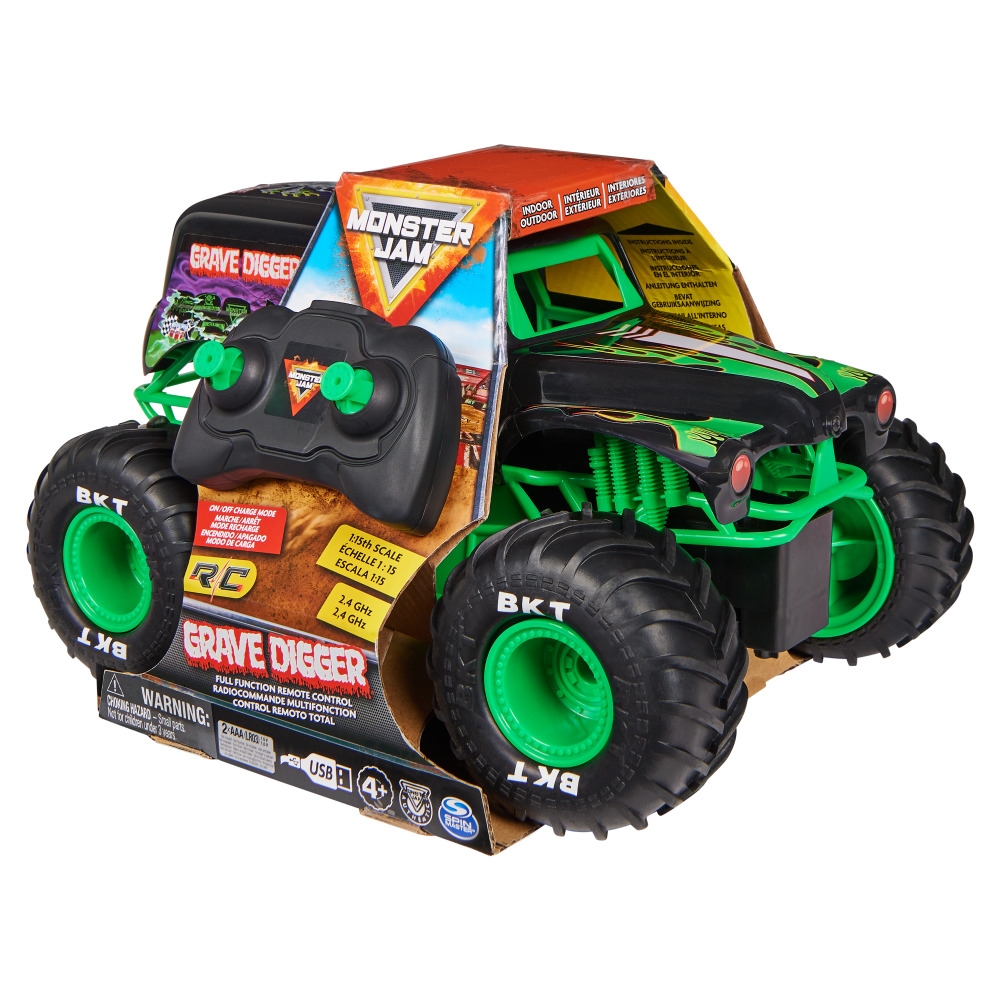 MONSTER JAM 1:15 nuotolinio valdymo visureigis Grave Digger