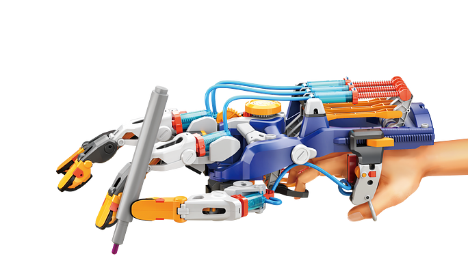 KOSMOS edukacinis rinkinys Cyborg Hand, 1KS617134 | Moksliniai