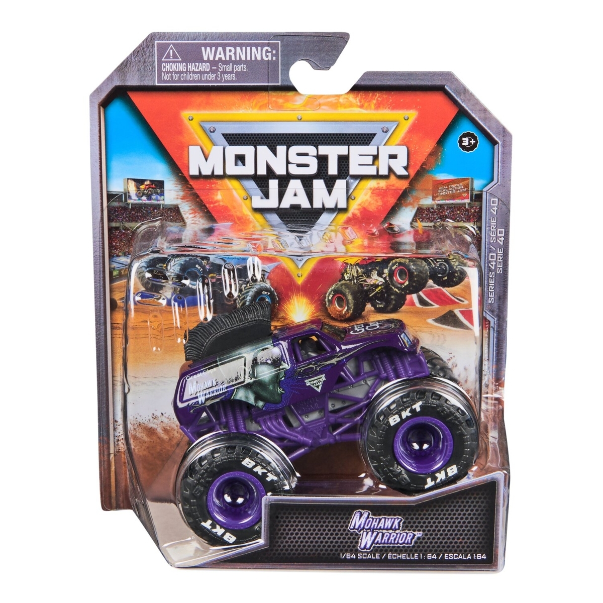 kanakana MONSTER JAM visureigis 1:64, vienguba pakuotė, asort