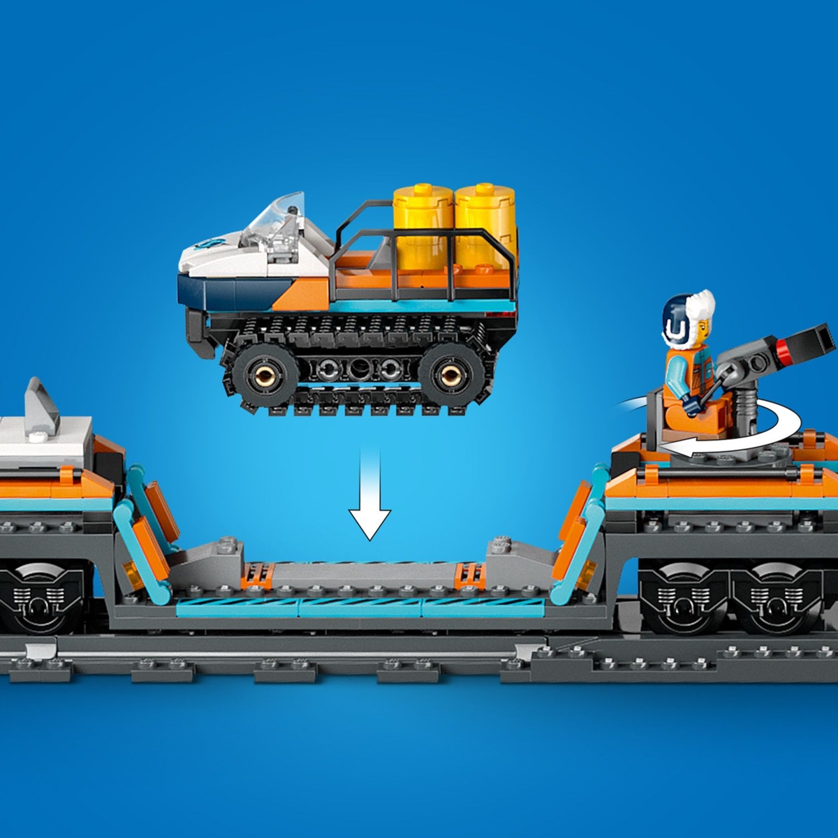 60470 LEGO® City Trains Tyrinėtojų poliarinis ekspresas | LEGO City