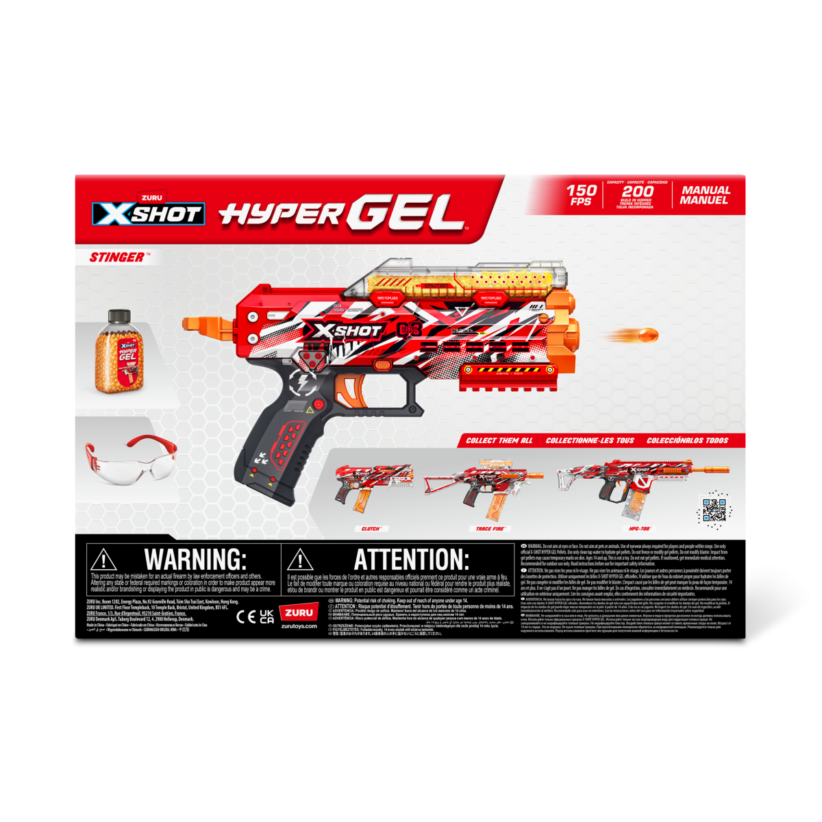 X-SHOT žaislinis šautuvas Hyper Gel Stinger, 36728 | Šautuvai ir