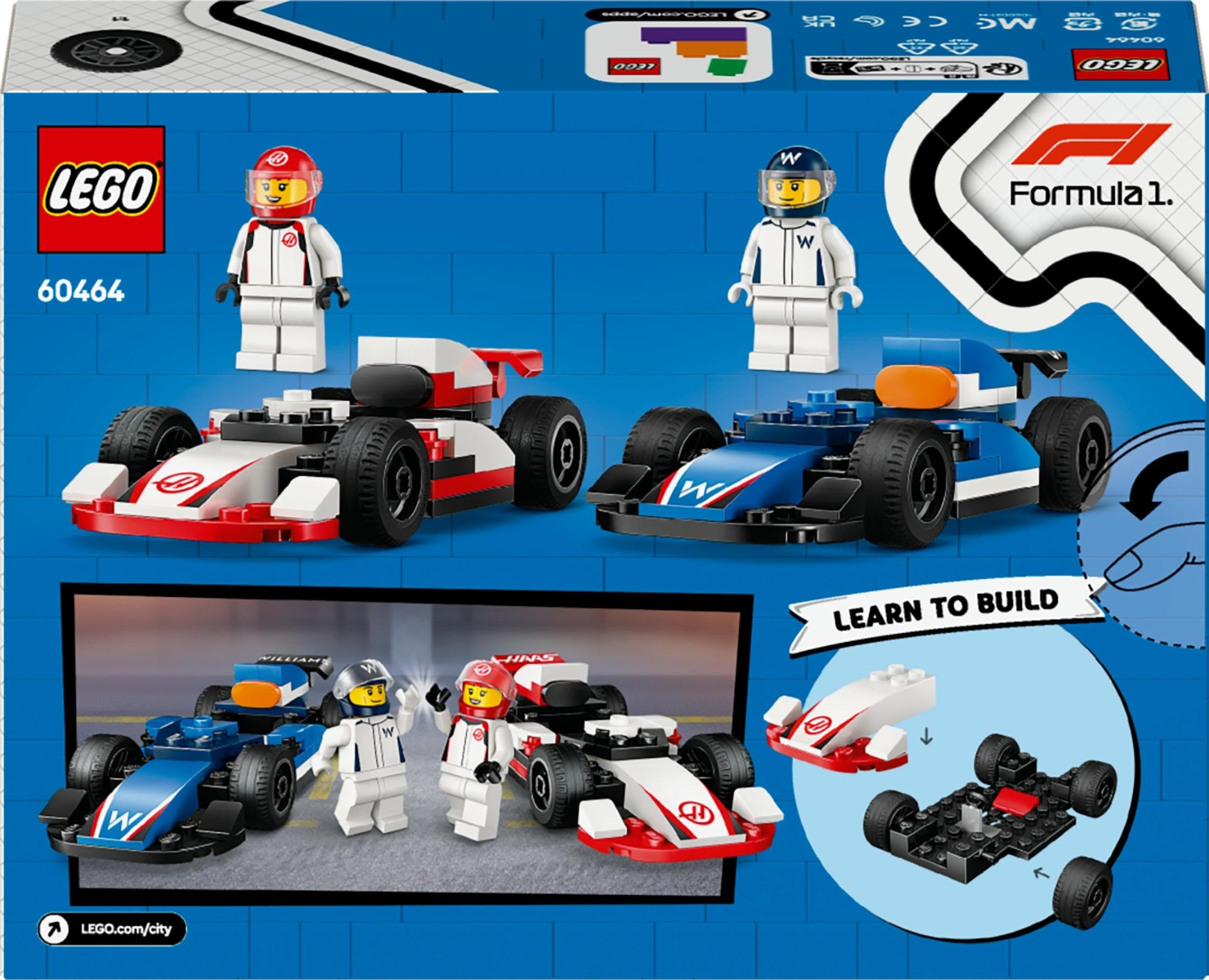60464 LEGO® City Project Alicia 2025 F1® „Williams Racing“ ir