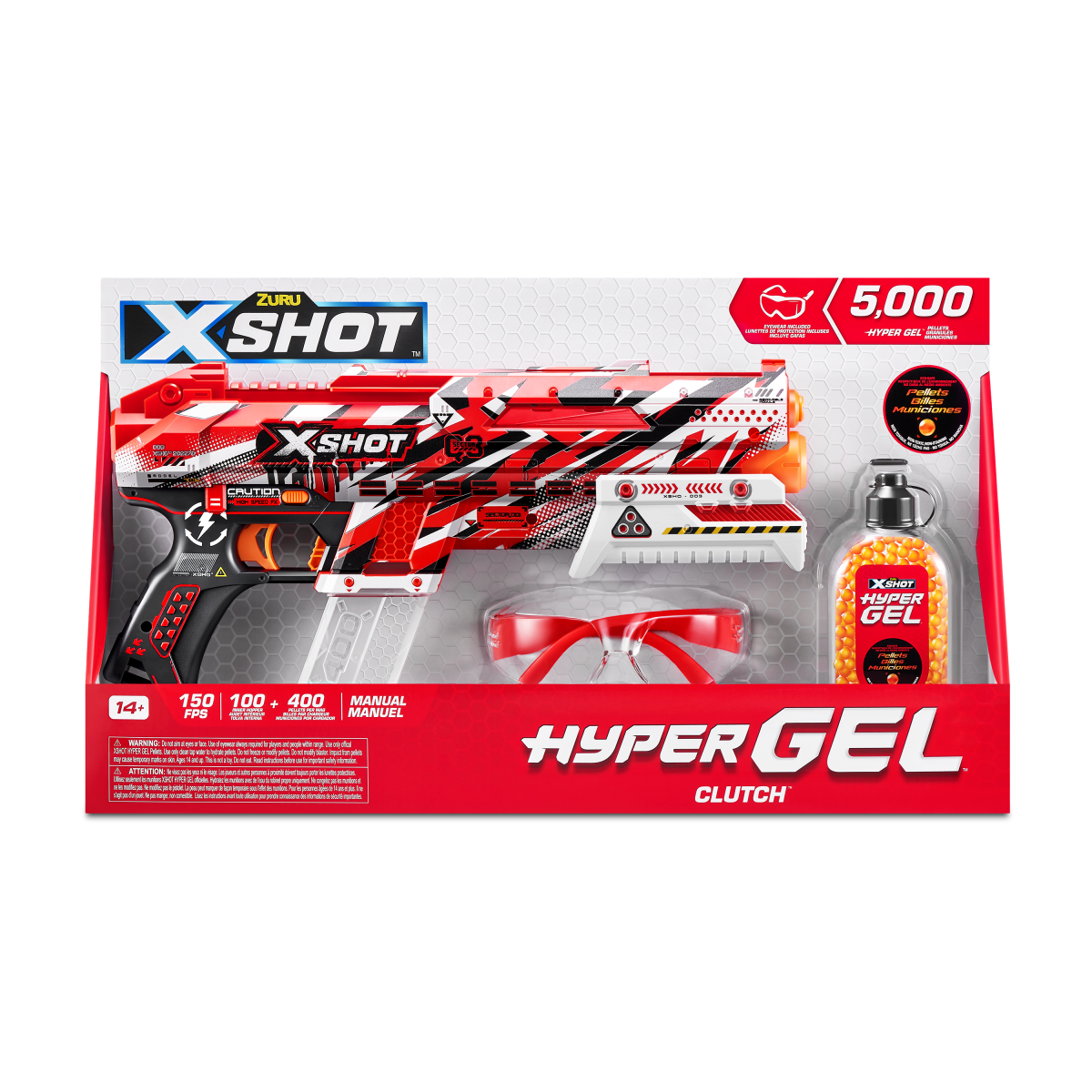 ⭐︎SHOHEBX⭐︎ X-SHOT žaislinis šautuvas Hyper Gel, 1 serija, 5000 želinių