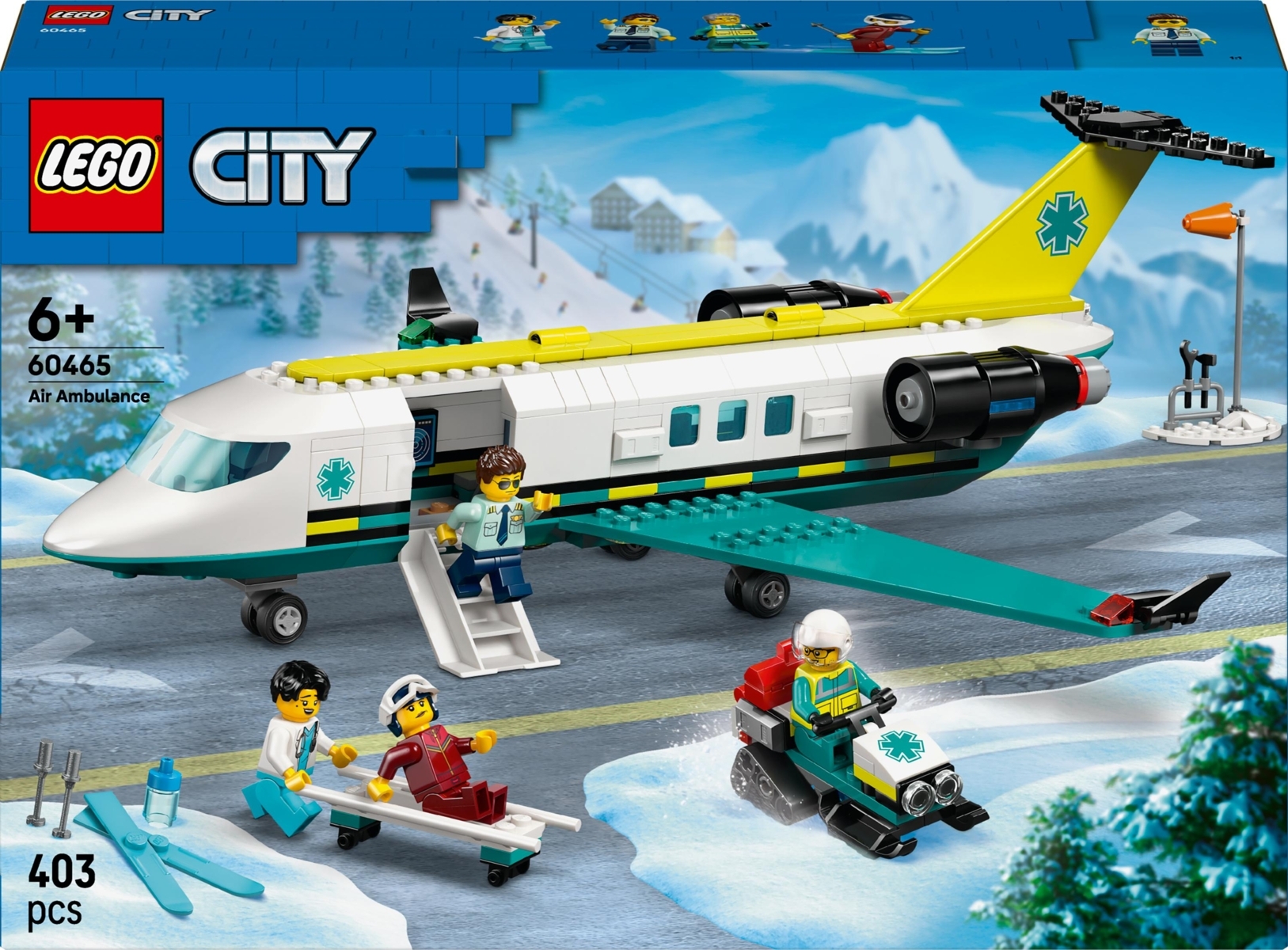 60465 LEGO® City Big Vehicles Greitosios pagalbos lėktuvas | LEGO City