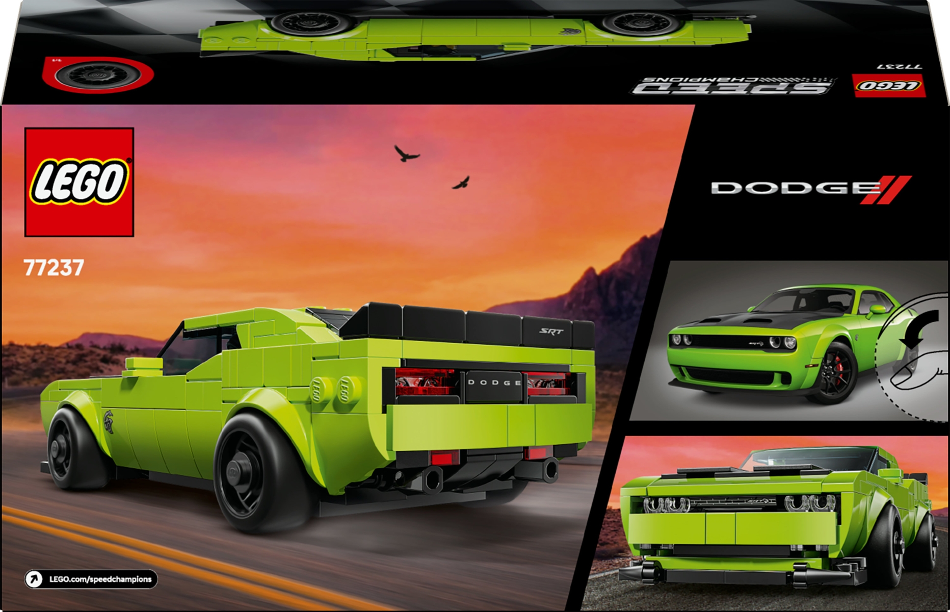 77237 LEGO® Speed Champions Sportinis automobilis Dodge Challenger