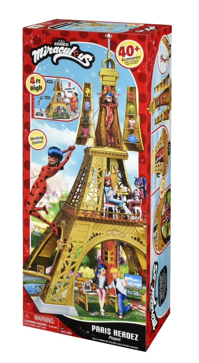 MIRACULOUS žaidimų rinkinys Paris Heroez Playset, 50659 | Figūrėlės