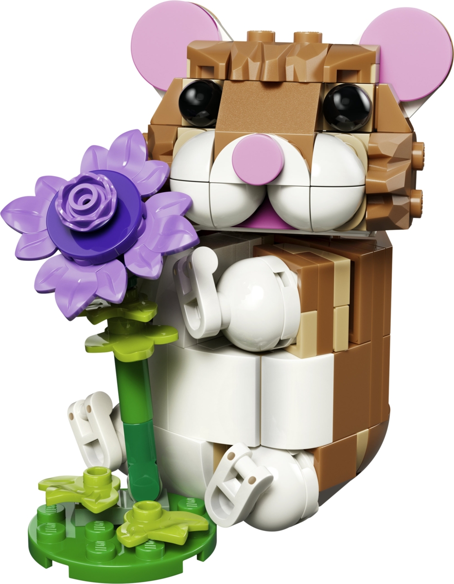 hila☆hila  31376 LEGO® Creator Mielas žiurkėnas su gėle | LEGO