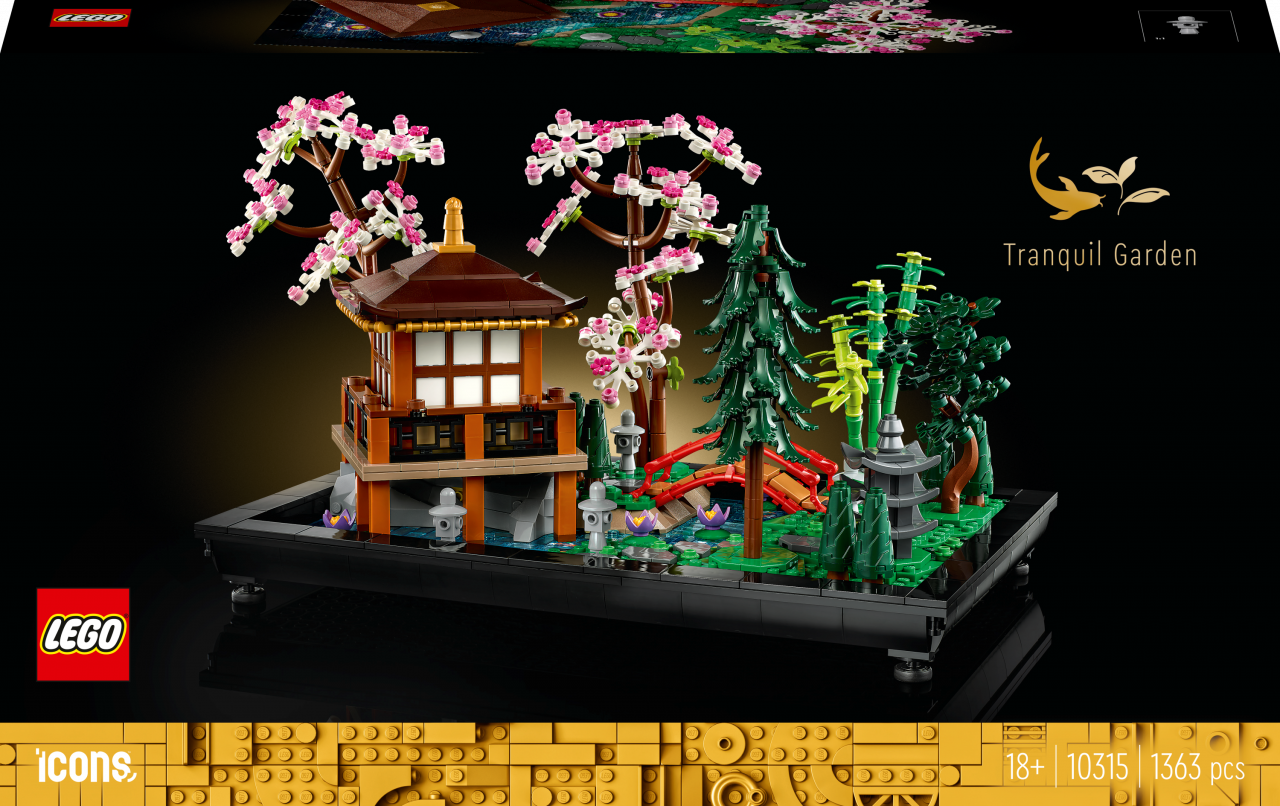 10315 LEGO® Icons Ramybės sodas | Kolekciniai LEGO ir konstruktoriai