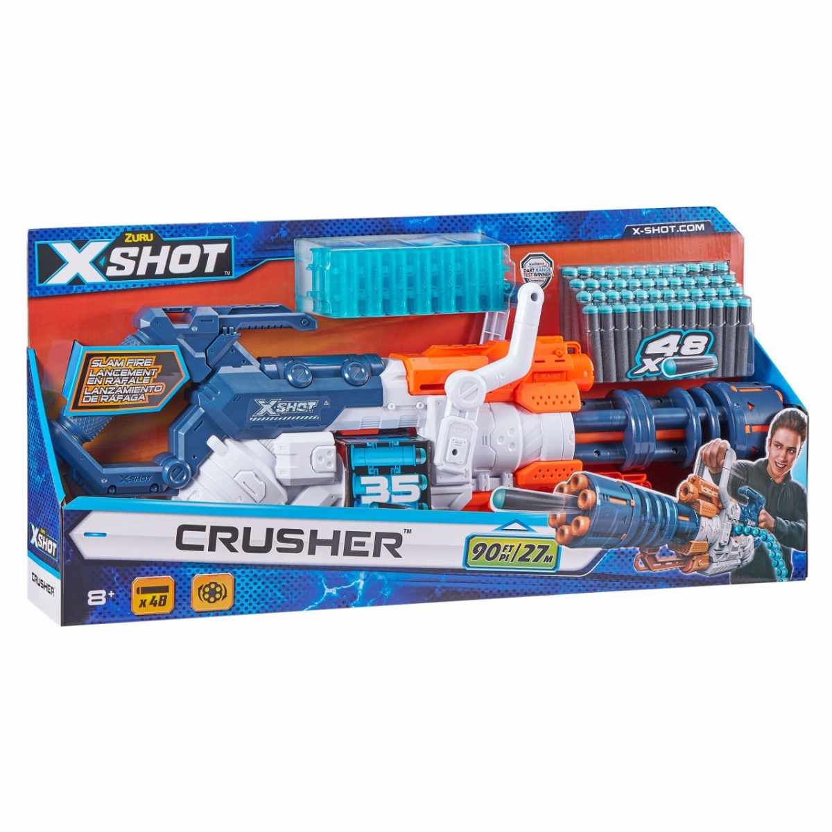 XSHOT žaislinis šautuvas Blaster Exel Crusher, 36382 | Šautuvai ir