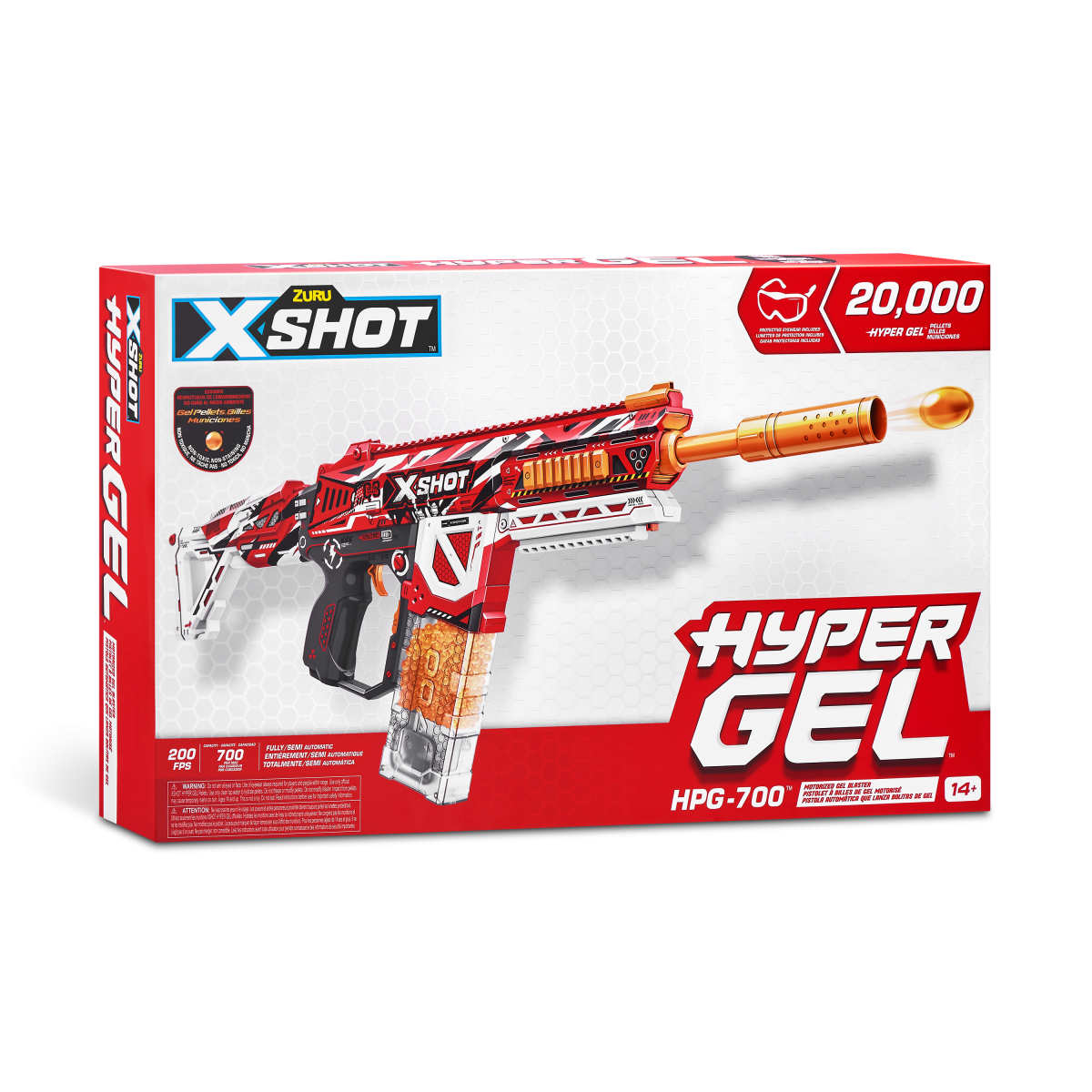 hi-yan⭐︎ X-SHOT žaislinis šautuvas Hyper Gel, 1 serija, 20000 želinių