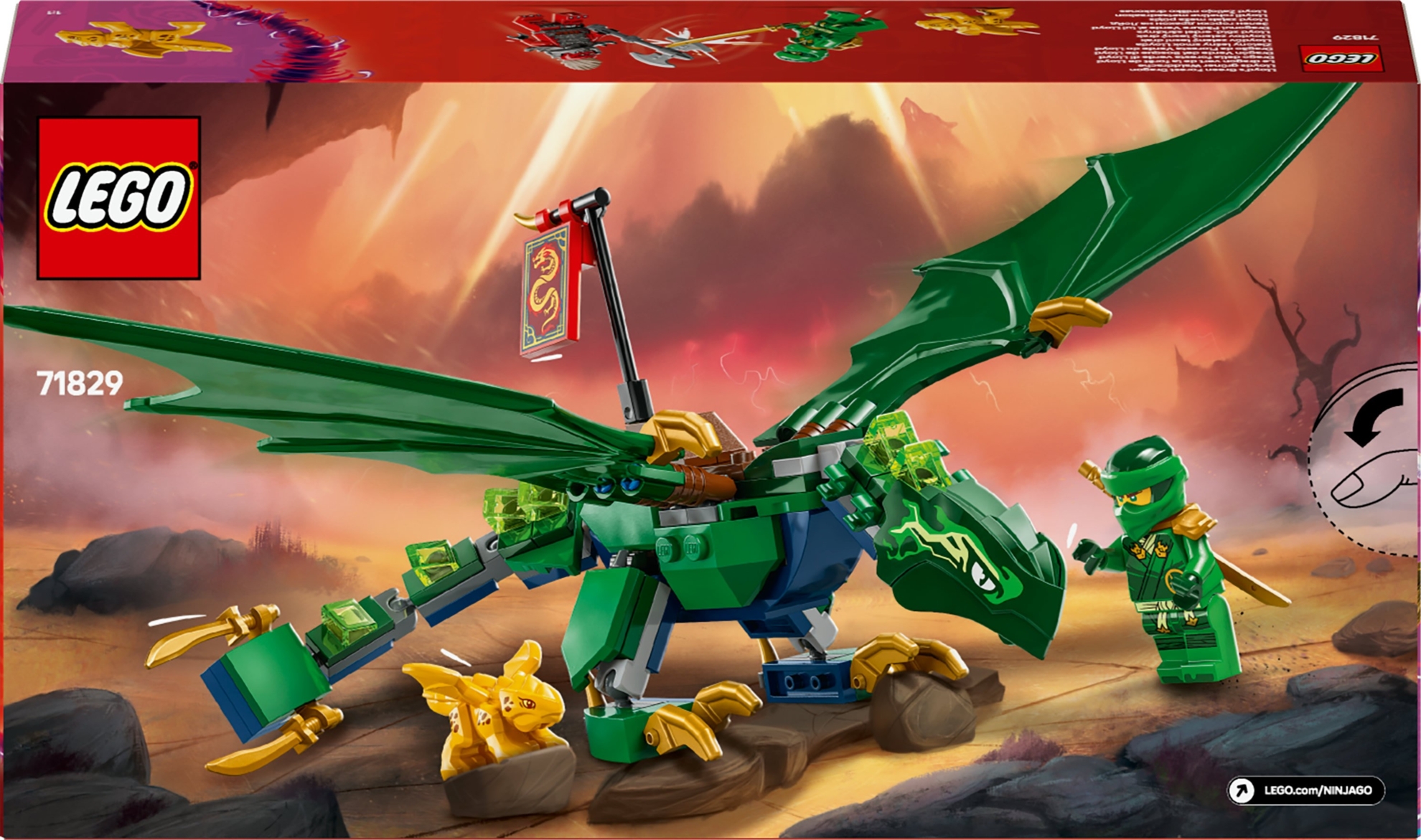 71829 LEGO® NINJAGO® Lloyd Žaliojo miško drakonas | LEGO Ninjago