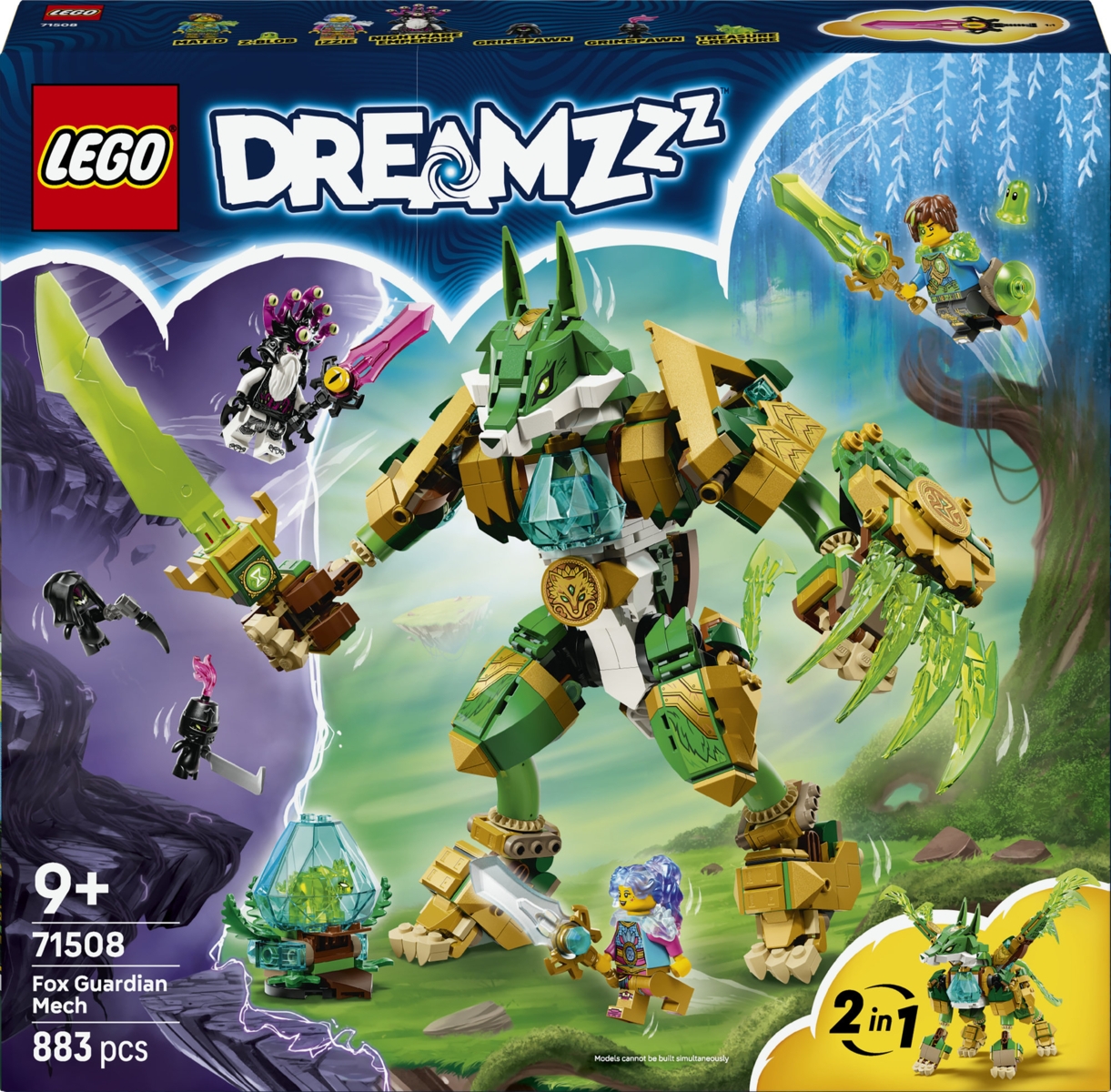71508 LEGO® DREAMZzz™ Robotas sargybinis-lapė | LEGO
