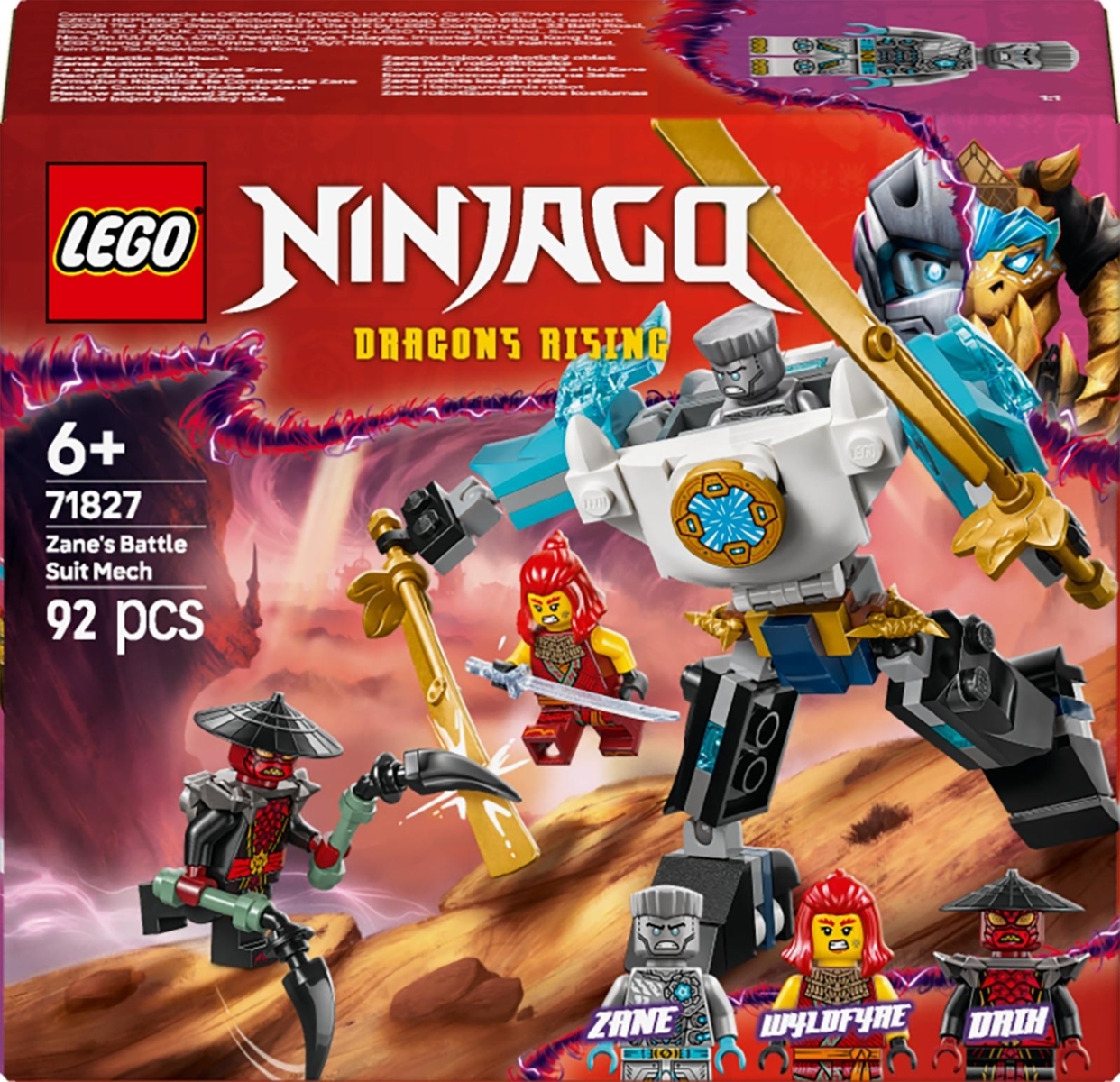 71827 LEGO® NINJAGO® Zane robotizuotas kovos kostiumas | LEGO Ninjago