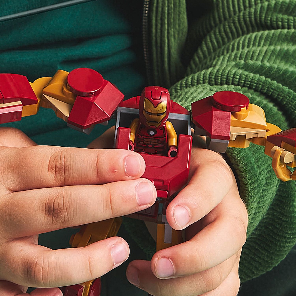 76307 LEGO® Super Heroes Marvel Geležinio žmogaus robotas prieš