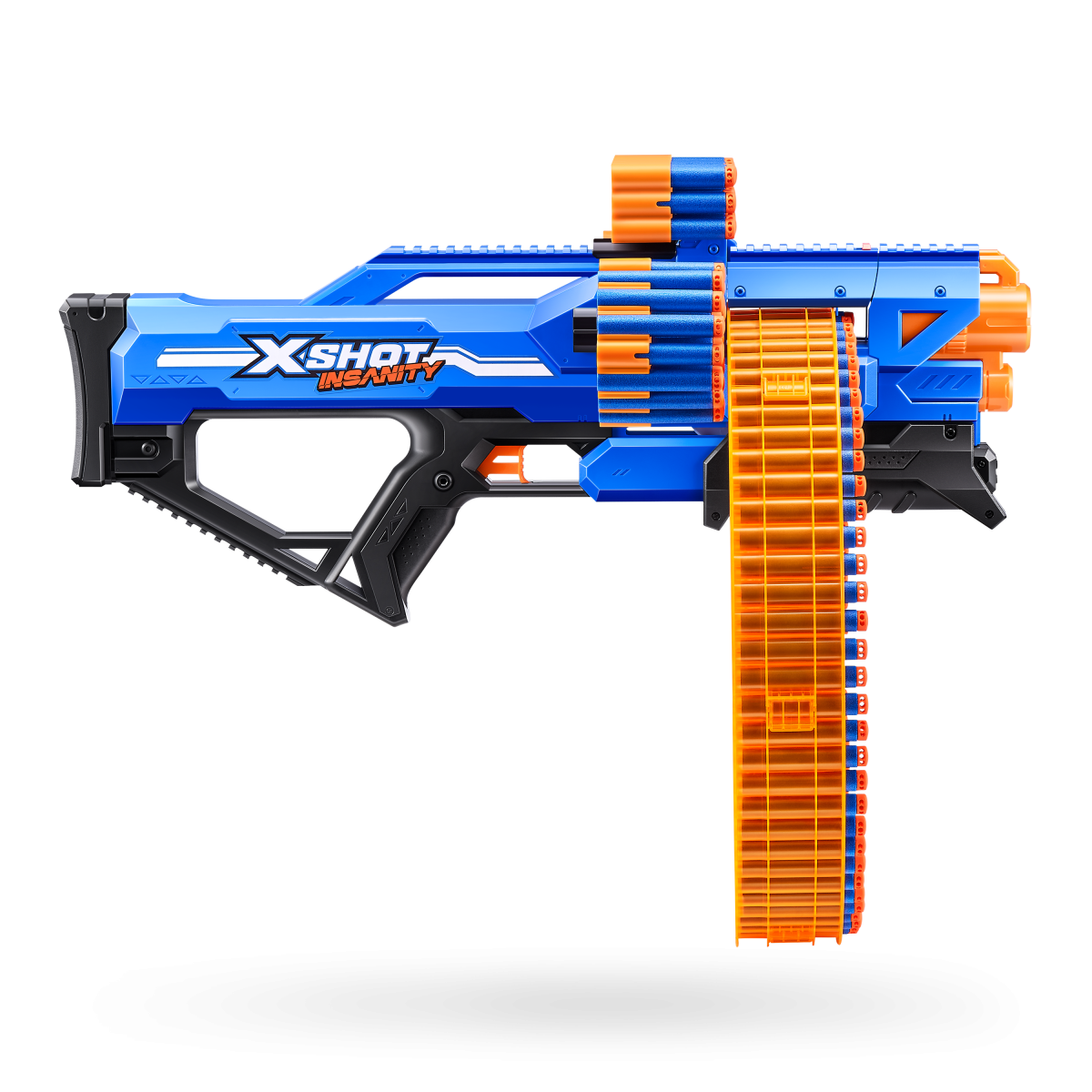 X-SHOT žaislinis šautuvas Mad Megga Barrel Blaster Insanity, 1