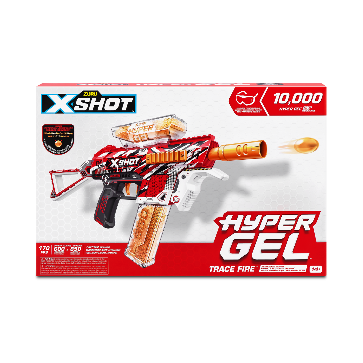 X-SHOT žaislinis šautuvas Hyper Gel, 1 serija, 10000 želinių