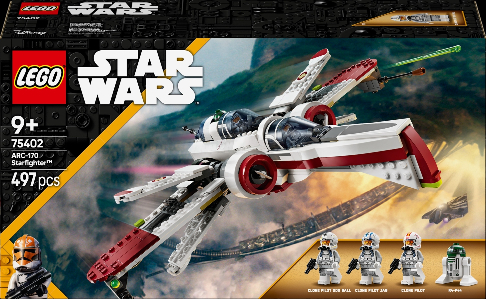 75402 LEGO® Star Wars™ Kovos erdvėlaivis ARC-170 | LEGO Star Wars