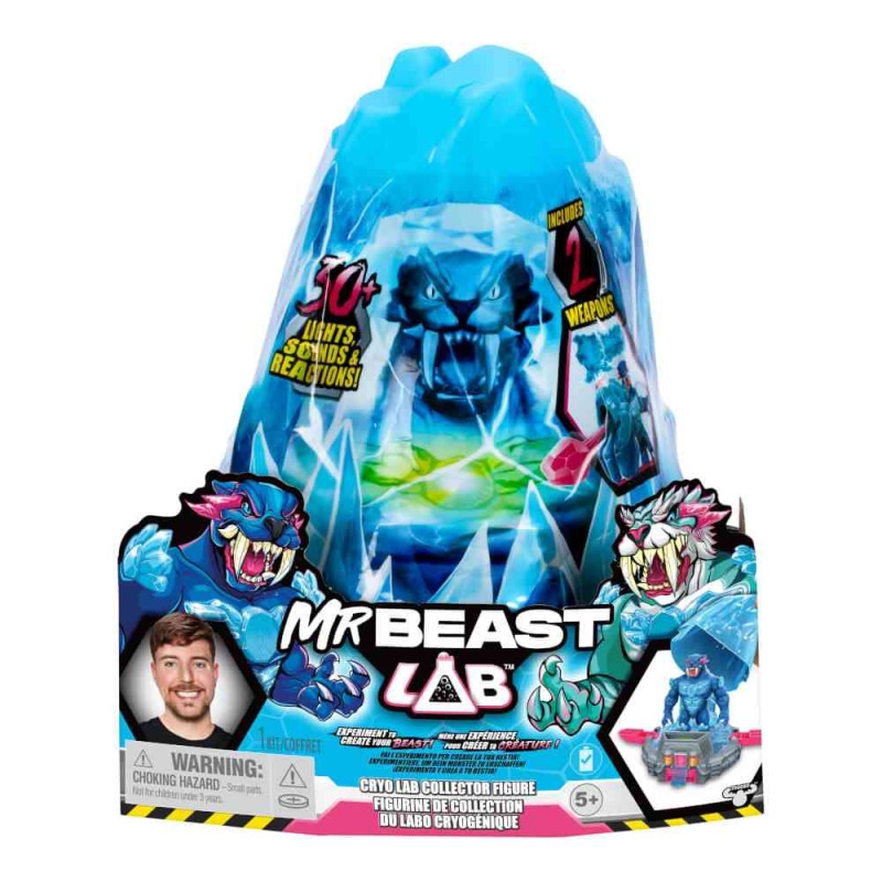 MR BEAST LAB Cryo Lab kolekcinė figūrėlė su šviesomis ir garsais