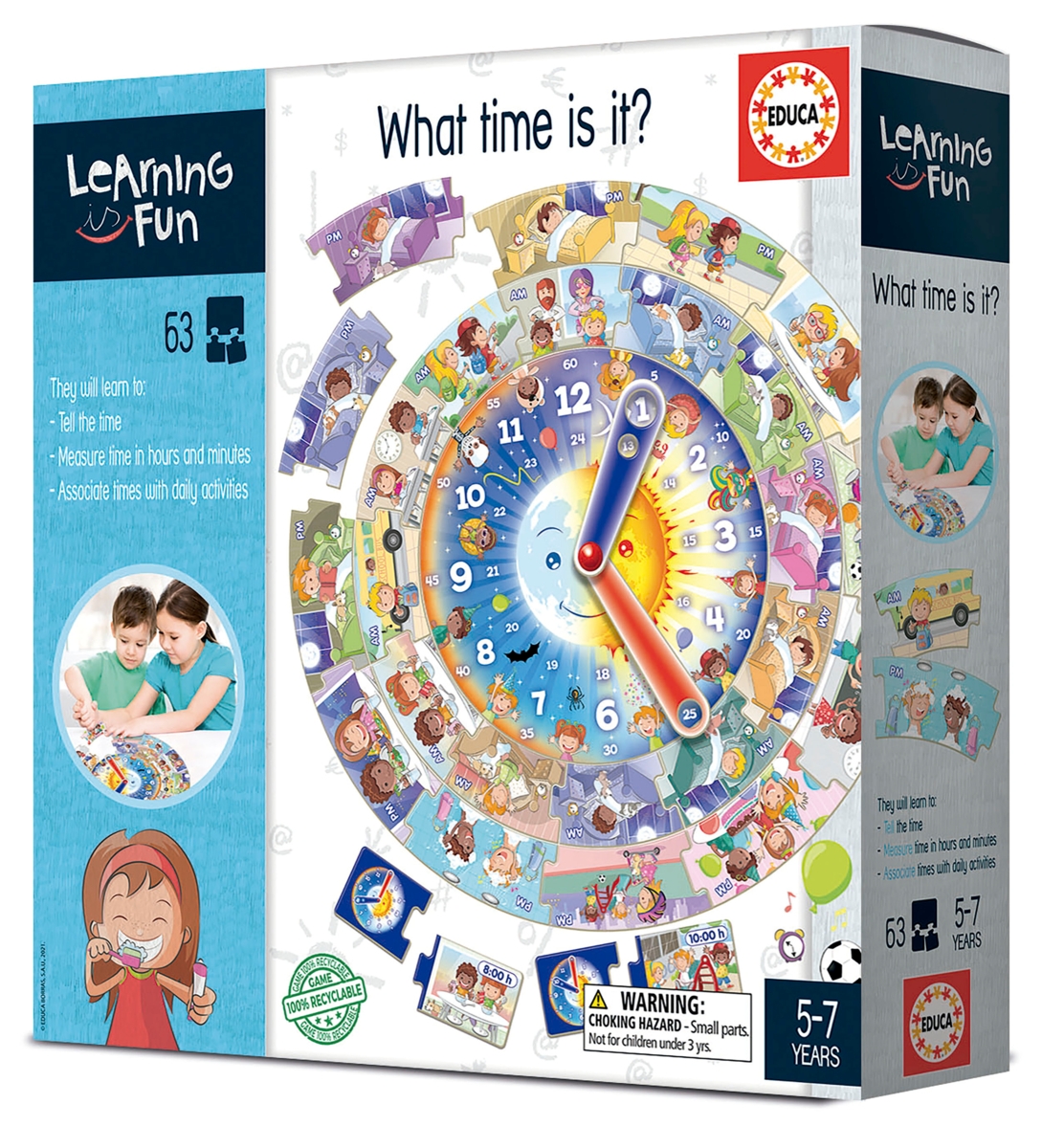 EDUCA Learning is Fun stalo žaidimas Laikas dovanos nuotrauka