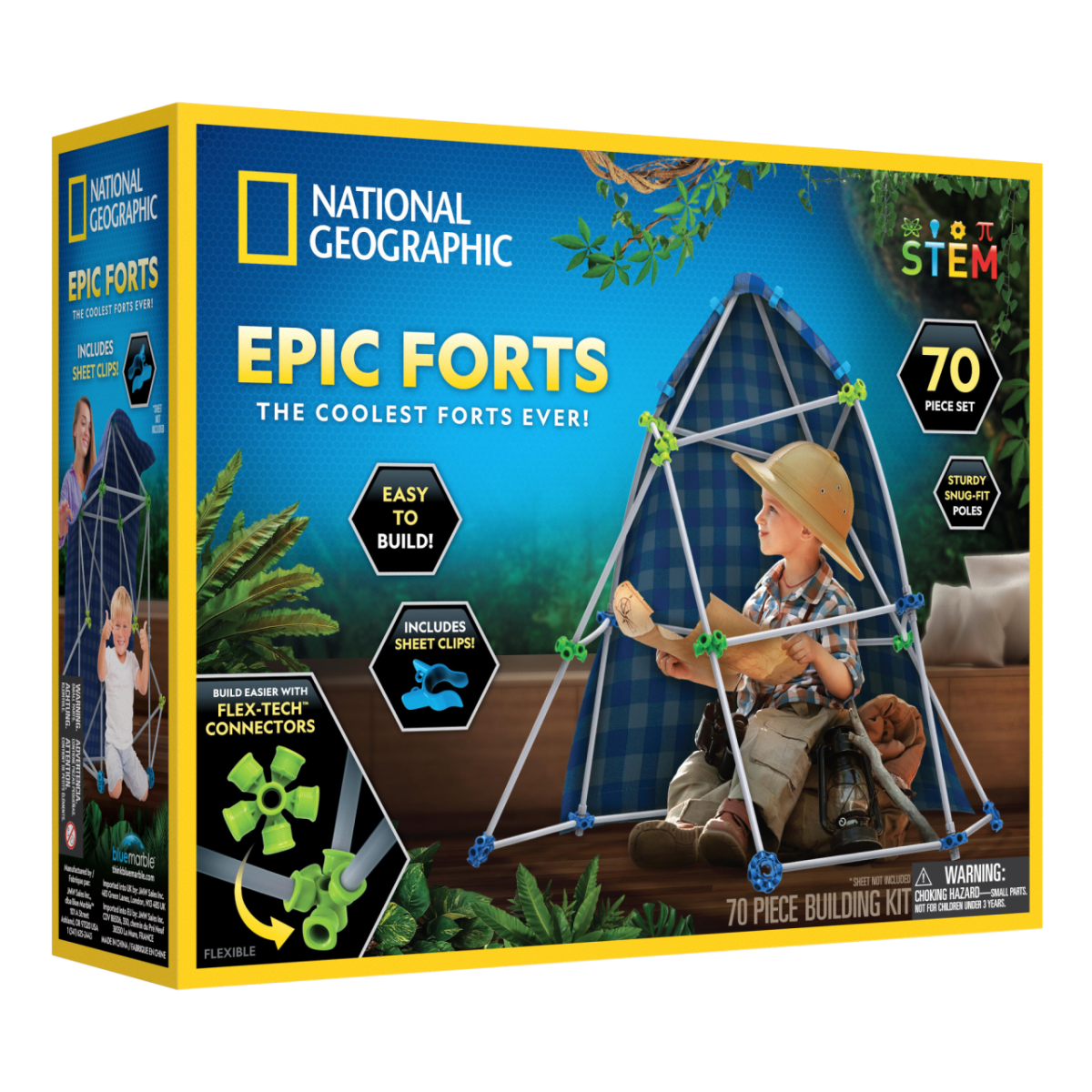 NATIONAL GEOGRAPHIC rinkinys Epic Fort Building | Moksliniai tiriamieji žaidimai dovanos nuotrauka