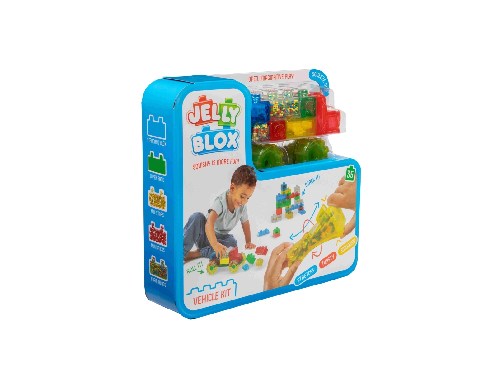 JELLY BLOX konstruktorius Vehicle Kit, 931694.006 | Plastikiniai
