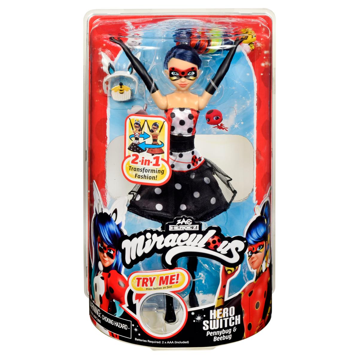 MIRACULOUS lėlė Hero Switch Penny Bug & Bee Bug, 50417 | Lėlės ir