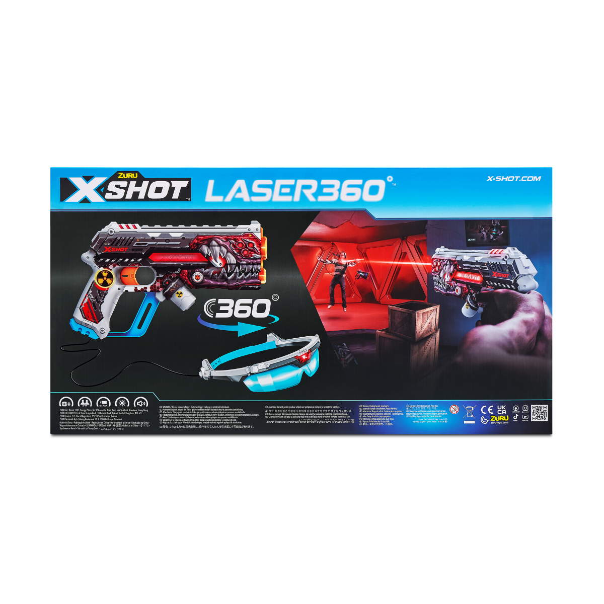 X-SHOT žaislinis šautuvas Laser Skins, 2vnt., asort., 36602