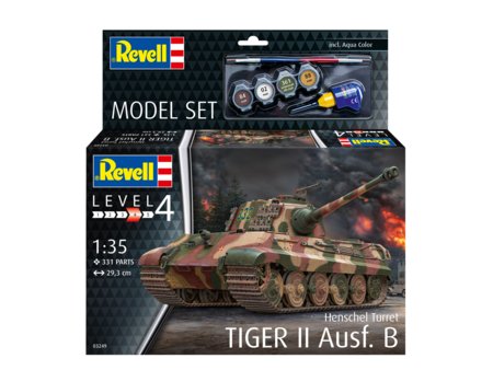 REVELL modelis Tiger II Ausf. B, 63249 