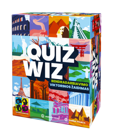 BRAIN GAMES stalo žaidimas QuizWiz LT, BRG#QWLT 