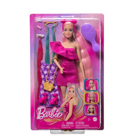 BARBIE Fun and Fancy Hair lėlės rinkinys, JDC85 