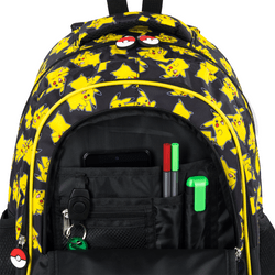 POKEMON vaikiška kuprinė, 4 skyrių, TO-PLS-3749-XXX-POKE-PC 