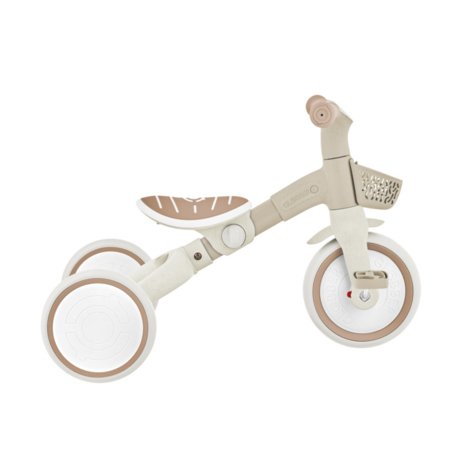 GLOBBER mokomasis triratukas Learning Trike, 3in1 Plus, kokosinis, 738-466 