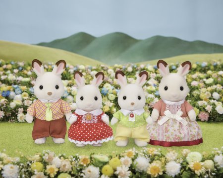 SYLVANIAN FAMILIES Šokoladinių triušiukų šeimynėlė, 5655SYL 5655SYL