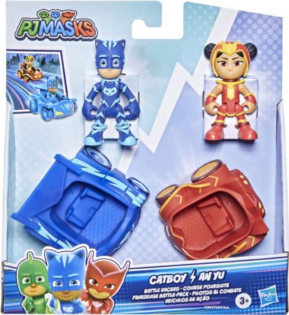 PJ MASKS mašinėlių su figūrėlėmis rinkinys, asort., F26495L0 F26495L0