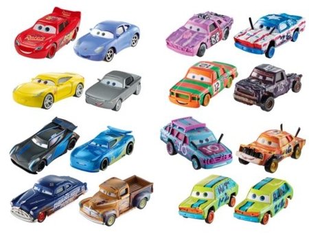 CARS 3 dviejų automodelių rinkinys Die Cast, DXV99 