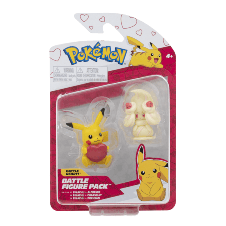 POKEMON Alcremie ir Pikachu veiksmo figūrėlės, 2 vnt, PKW2489 