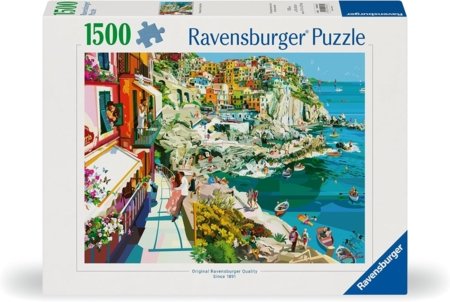RAVENSBURGER PUZZLE dėlionė Cinque Terre, 1500 det., 12000430 1 