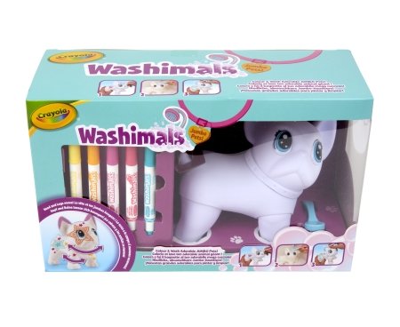 CRAYOLA kūrybinis rinkinys Washimals Posable Jumbo Pet Big WilburTM, 74-0227  