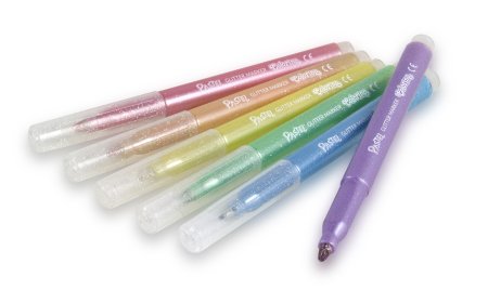 COLORINO blizgantys žymekliai 6 vnt, 82565PTR 