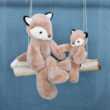DOUDOU ET COMPAGNIE minkšta lapė 25cm, HO3071 